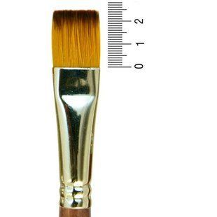 1001F24 Пензлик 1001F №24 синтетика плоска