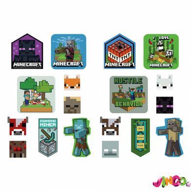 Набір наліпок 2D Yes "Minecraft Characters" (708531)