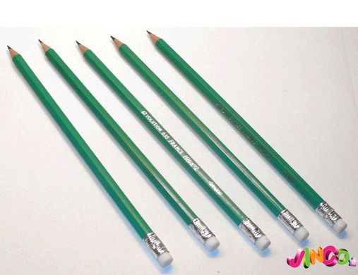 Олівець простий CONTE з гумкою