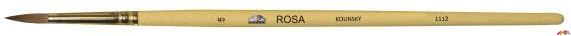 Кисточка "Roubloff", колонок, круглая, длинная ручка, покрытая лаком, 1112, №1