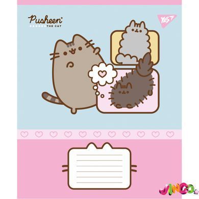 767603 А5 12 лін. Yes Pusheen Funny, зошит учнівський шкільний