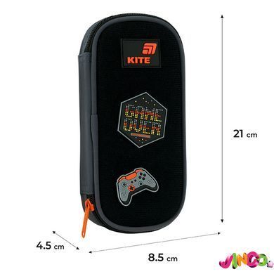 Пенал Kite 662 Game Zone (K26-662-10), Чорний