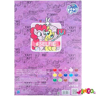 Папір кольоровий двосторонній Kite My Little Pony LP21-250, принт