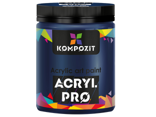 Фарба художня Acryl Pro ART Kompozit 430 мл, 378 блакитний ФЦ, 378 блакитний ФЦ