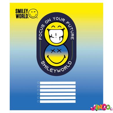 Зошит учнівський А5 18 клітинка, YES Smiley world, 766334