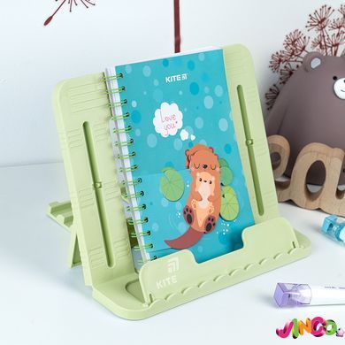 Підставка для книг Kite, пластикова, зелена (K25-330-2)