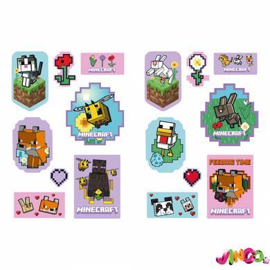 Набір наліпок 2D Yes "Minecraft.Spring Cute" (708533)