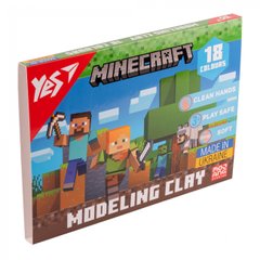 Пластилін YES, 18 кол., 360г Minecraft, 540678