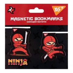 707916 Закладки магнітні YES "Ninja", 2шт