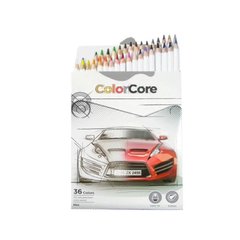 3000-36-A Олівці 36 кольорів шестигранні d = 4.0, ColorCore (new), E3000-36CB-A, ТМ "Marco"