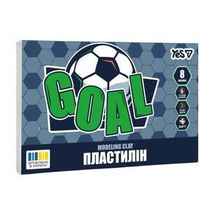 540712 Пластилін Yes, 8 кол., 160г Football