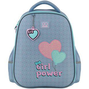 Рюкзак GoPack Education 165M напівкаркасний для дівчат "Girl Power", комбінований
