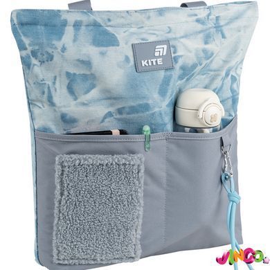 Сумка-шопер Kite Education teens 586-3 (K26-586-3), блакитний, сірий