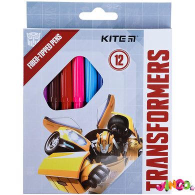 Фломастери Kite Transformers TF21-047, 12 кольорів