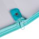 492246 Папка-портфель Yes FC на блискавці з тканинними ручками "Glamour" бірюзово-фіолетова