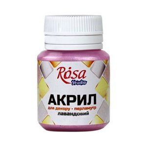 22039 Акрил для декору 79, Лавандовий, перламутр, 20 мл, ROSA Studio