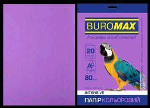 Папір кольоровий А4, 80г м2, INTENSIV, фіолетовий овий, 20л. (BM.2721320-07)