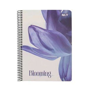 Зошит для записів Yes А5/80 од. спіраль "Blooming"
