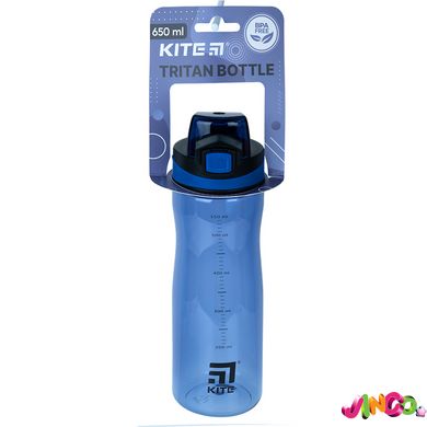 K23-395-3 Пляшечка для води, 650 мл, темно-синя