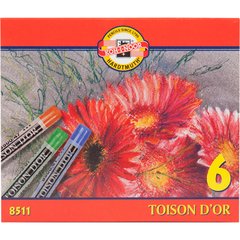 8511 Мел-пастель TOISON D OR, 6 цв.