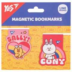 708108 Закладки магнитные Yes "Line Friends Sally and Cony", 2шт