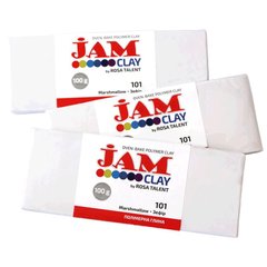 50100101 Пластика Jam Clay, Зефир (Белый), 100г, ROSA TALENT