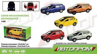 Машина АВТОПРОМ арт. 3280 1:32-36, світ.,звук, короб. 15*7*6,8см