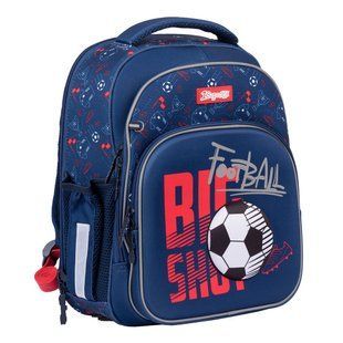 Рюкзак шкільний 1Вересня S-106 Football, синій, 552344