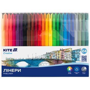 Лінери Kite Creative (K-1165), 24 кольори