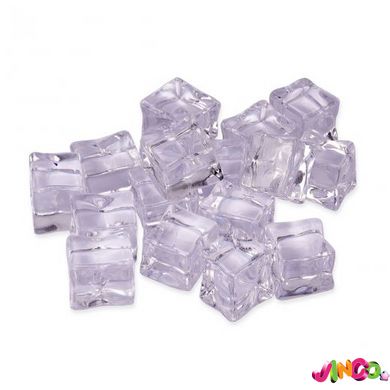 974182 Кубик льоду декоративний Novogod ko, 1,5 1,5 см, прозорий, 20 шт.