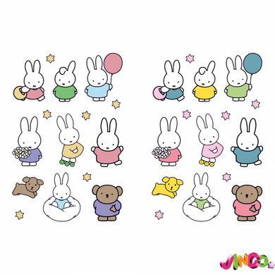 Набір наліпок 2D Yes "Miffy Cute" (708539)
