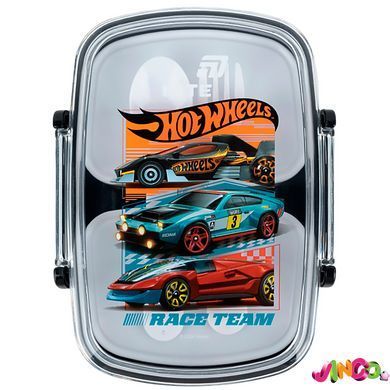 Ланчбокс з наповненням Kite Hot Wheels, HW26-181, 750 мл, Чорний