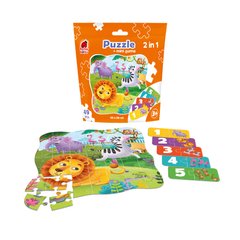RK1140-06 Puzzle in stand-up pouch "2 in 1. Zoo" RK1140-06