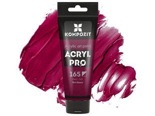 Фарба художня Acryl PRO ART Kompozit 75 мл, 165 бордо, 165 бордо