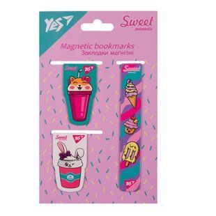 Закладки магнітні Yes Sweet Cream, 3 шт.