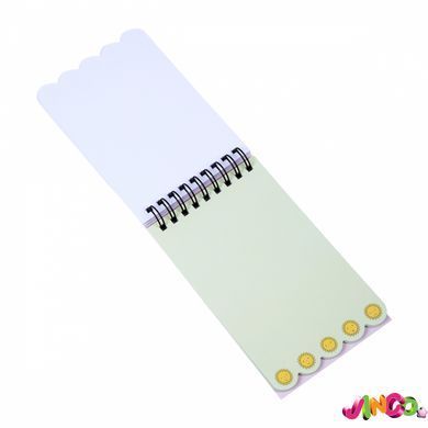 Блокнот Yes 85x142/60 подв. спіраль "Miffy Flowers" з 2 фігурними ярусами (152234)