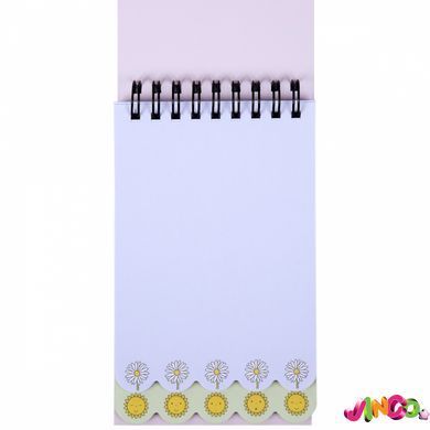 Блокнот Yes 85x142/60 подв. спіраль "Miffy Flowers" з 2 фігурними ярусами (152234)