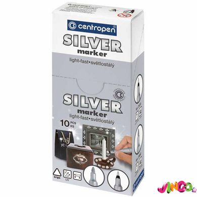 2670 13 Маркер Silver 2670 1 мм. срібний