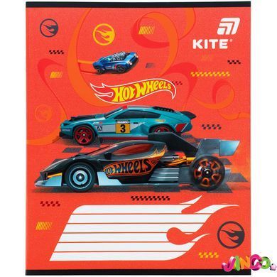 Зошит шкільний Kite Hot Wheels HW26-235, 12 аркушів, коса лінія
