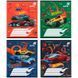 Зошит шкільний Kite Hot Wheels HW26-235, 12 аркушів, коса лінія