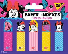 170254 Індекси паперові YES "Minnie Mouse" 50x15мм, 100 шт (5x20)