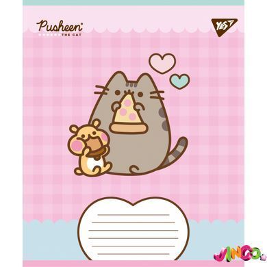 767610 А5 18 кл. Yes Pusheen Weekend, зошит учнівський шкільний