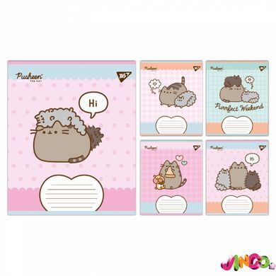 767610 А5 18 кл. Yes Pusheen Weekend, зошит учнівський шкільний
