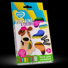 41171 Асорті 6 кольорів #Ukraine TM Lovin Набір для ліплення з тістом