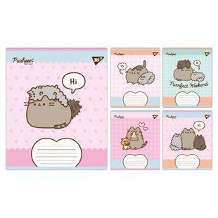 767611 А5 18 лін. Yes Pusheen Weekend, зошит учнівський шкільний