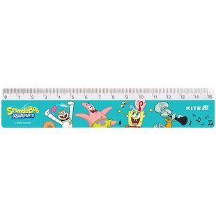 Пластикова лінійка Kite Sponge Bob SB25-090, 15 см