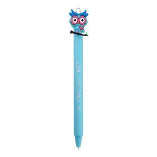 Ручка кулькова YES Cute owl 0,7 мм синя автоматична (412007)