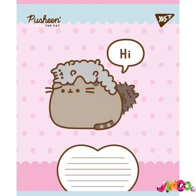 767611 А5 18 лін. Yes Pusheen Weekend, зошит учнівський шкільний