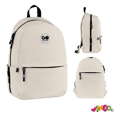 Рюкзак GoPack Education Teens 188M-1 бежевий (GO26-188M-1)