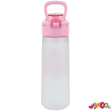 Пляшечка для води, 760 мл, сіро-рожева, K25-1214-3